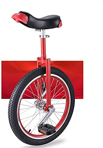 Einrad Fahrrad Einrad 16/18/20 Zoll Rad Einrad Kinder Erwachsene, Verstellbare Einräder Sitz Rutschfest Butyl Mountain-Reifen Laufrad Fahrrad, Sport Outdoor Unisex Anfänger Teen Mädchen Jungen Fi