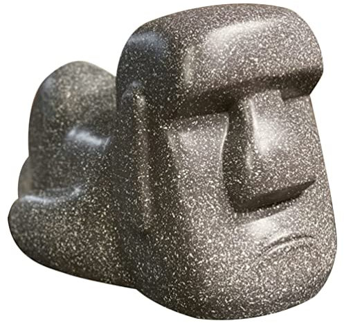 Zerodeko Moai Taschentuchspender Kreativer Desktop Tissue Box Aus Resin Im Retro-Stil Für Wohnzimmer Schlafzimmer Büro Und Cafés Elegante Und Praktische Dekoration Für Jede Umgebung