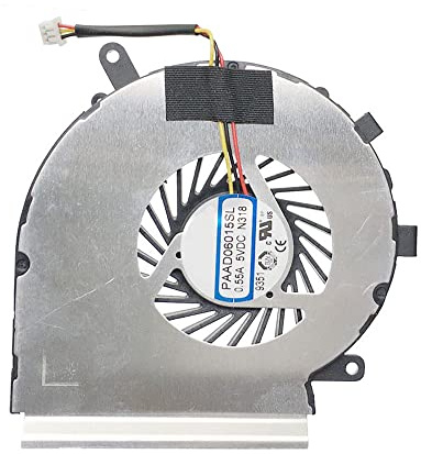 RAKSTORE Ventilateur de processeur pour ordinateur portable compatible avec MSI GE62 GE72 PE60 GL62 GP62 MS-16J5 Refroidisseur silencieux PAAD06015SL N318 N317 3 broches (CPU)