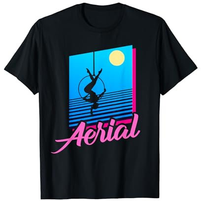 Aerial Hoop Dance Upside Down, Aerial Yoga Gymnastast Gifts T-Shirt