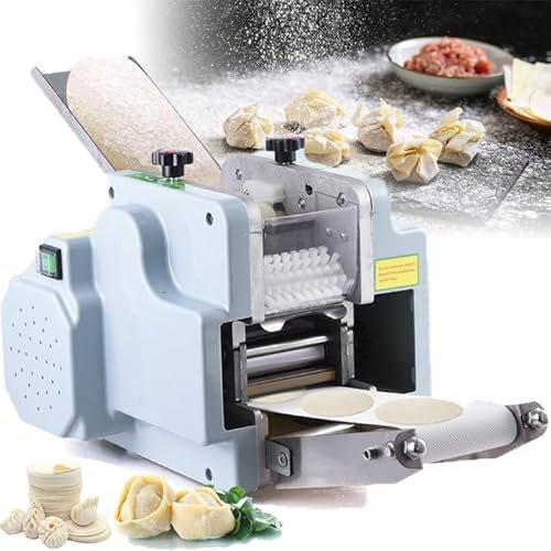Macchina per Ravioli Automatici Commerciali 8Cm per Ravioli, Macchina per Ravioli E Wonton +Macchina per Pasta Elettrica 3Mm, Strumento per La Lavorazione Dell'impasto per Ravioli,Nomold