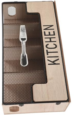 Cabilock Organizer Für Arbeitsplatte Multifunktionale Utensilienbox Mit Fächern Für Gabeln Und Chopsticks Für Küche Restaurant