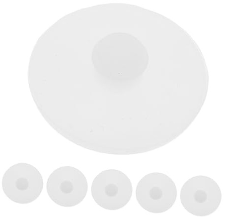 Alipis Set of 6 Round Spill Proof Stoppers for Water Bottle Soft Silicone Anti-spill Plug for Belly Bottle Accessories