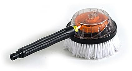 SOLUSTRE Rotierende Autowaschbürste Mit Wasserdurchfluss Automatische Reinigungsbürste Aus Weichem Filament Langlebige Abs-waschbürste Für Auto Passend Für Hochdruckwasser Und Autowaschanla
