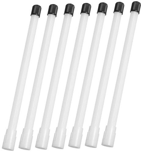 Piezas Vástago Extensión de Neumático de Válvula de Plástico 10 Blanco