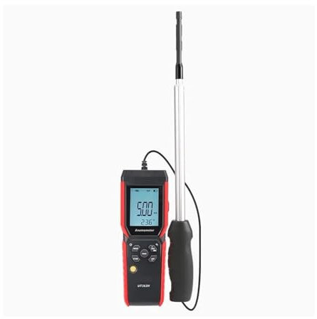 AYJYZHIAG Anémomètre à Fil Chaud UT362H, Conception divisée, Compteur de Vent, Vitesse du Vent, Mesure de la température du Volume