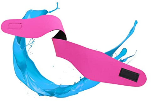 SUPVOX Diadema de Natación para Orejas de Neopreno, Talla M, Color Rosa Fucsia, Banda Deportiva Multifuncional para Adultos, Protección Auditiva para Natación, Yoga y Deportes Acuáticos