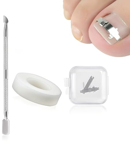EUYKQNOI Corrector Uñas Encarnadas,Corrección De Uña Encarnada Profesional,Corrector De Uñas Encarnadas De Acero Inoxidable,Soporte Curvo Para Hombres Y Mujeres Uñas De Los Pies Para Uñas Encarnadas