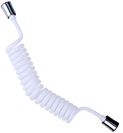 Doccino per Bidet e WC Allungabile 160 cm, Idroscopino con Tubo Flessibile Antitorsione per Bagno, Water Portatile e Doccetta Doccia