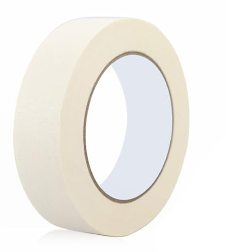 GNALIA Scotch Peinture, 1 Rouleau, Couleur Blanc, Longueur 50M X Largeur 20Mm, Ruban De Papier Amovible Pour Dessin, Aquarelle Et Toile