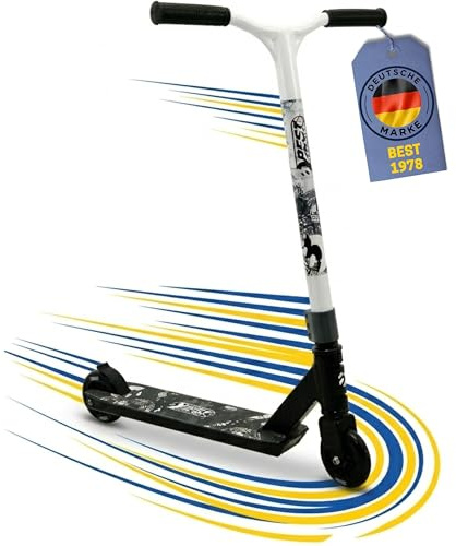 Best Sporting Scooter Erwachsene I Kick-Roller aus leichtem Aluminum I Trick-Roller für Erwachsene I Tretroller mit Rollengröße 100 mm I stilvoller Stunt-Scooter Erwachsene