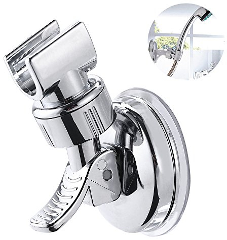 SURFMALL Brausehalter Saugnapf Handbrause Halterung ohne Bohren Winkel Verstellbar 18mm bis 25mm für Badezimmer