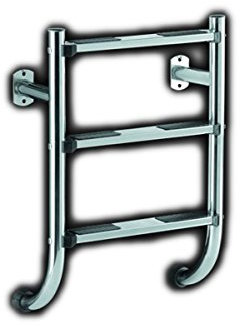 Tiefbeckenleiter Poolleiter Geteilte Ausführung nur Unterteil - 3 stufig Leiter