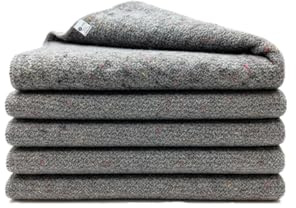 Pack of 200 Trojan Moving Van Removal Packing Fabric Reusable Transit Blankets 200cm x 150cm