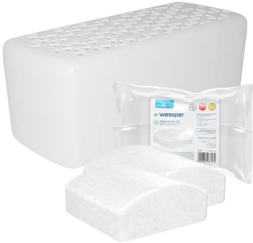 Wessper Feuchtigkeitsabsorber + 2x 300g Nachfüllpack | Luftentfeuchter gegen Schimmel & unangenehme Gerüche | Verhindert Feuchtigkeit & schützt Wände
