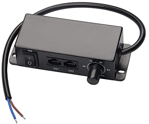 Bumdenuu Regulador de Intensidad de 0-10V CC, Controlador de SincronizacióN en Serie, Encendido/Apagado Giratorio para Controladores LED Regulables de 0/1-10V, Balastos ElectróNicos