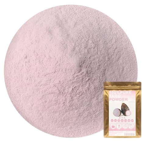 Plant Gift 100% Pure Taro Powder 100G/3.25oz 香芋粉 Non-GMO Powder, No Filler, No additives, Natural Taro Flour, Best Flavor for Smoothie, Drinks, Coffee and Baking, Adds Flavor and Taste