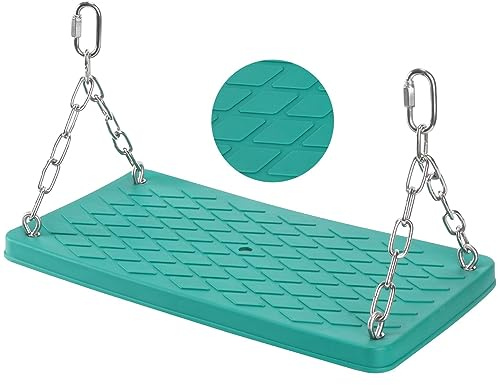 Swing Seat-Heavy Duty Non Slip Tree Swing Set Playground Swing Set Accessories for Kid Indoor Outdoor Birthday Gift Backyard,Green