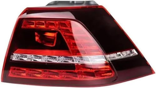 MINIKS Heckleuchte Baugruppe für VW Golf 7 2013-2017, Auto Nebelschlussleuchte Hintere Bremsleuchte Auto Links Rechts Rückleuchte Ersatz Zubehör,B/Outside Left
