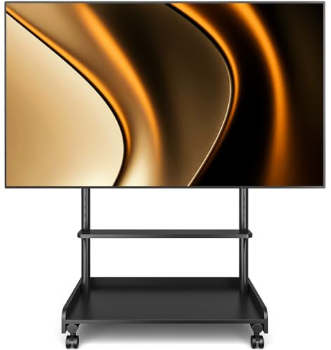 TVON Support TV sur Pied pour Téléviseur de 40-86 Pouce Jusqu 'à 68 kg Noir