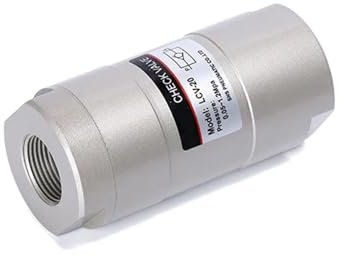 LCV-06/08/10/15/20/25 G1/8 1/4 3/8 1/2 3/4 1 Port Innengewinde Gerade Einweg-Luft-Pneumatik-Rückschlagventil(Color:LCV-25)