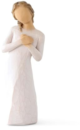 Willow Tree Here for You Figurine | Gegossen aus einer Susan Lordi Original-Schnitzerei, Geschenk bietet Komfort, Ruhe, Unterstützung und innere Stärke