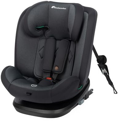 Bebeconfort EverFix i-Size Siège auto, Siège auto face à la route, Siège auto ISOFIX, de 15 mois jusqu'à 12 ans, 9-36 kg, 76-150 cm, Tinted Black