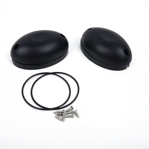 Alanmoship Juego de haz de sensor de fotocélula de 12/24 V, sistema de seguridad infrarrojo para abridor de puerta corredera, uso en interiores y exteriores, diseño antirreflejos, rango de 30 m