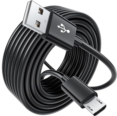 4.5M Long PS4 Controller Charger Cord,Micro USB Cable for Dualshock 4 Data Wire PS4 Charging Cable for Sony Playstation 4 Pro Wireless Console Games 15FT 4. 5M