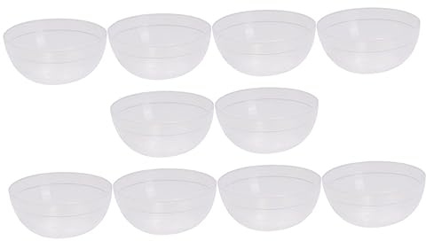 VALICLUD 30 Stück Pvc Selbstgemacht Gesichtsmaskenschalen mit Sicherheits und Benutzerfreundlichkeit für Tägliche Haarpflege und Schönheitsanwendungen