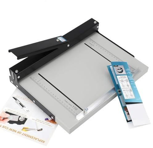 Plieuse Manuelle Pour Papier De 60 À 250 G, Largeur De Pression 350 Mm, Profondeur De Rainure 0,8 Mm, Profondeur D'insertion 5 Mm, Corps Entièrement Métallique, Pour Brochures, Cartes De Vœux