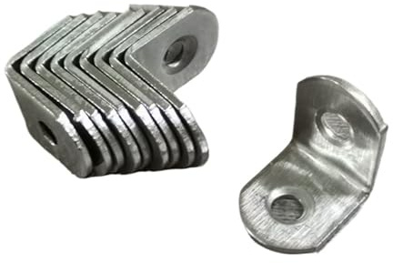 12/25/30 Stück silberne, dicke L-förmige Winkel - Möbelbeschläge for Tische, Stühle und Eckgestelle(12pcs)