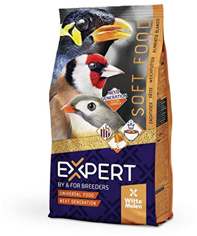 Witte Molen Expert Universalfutter Next Generation 1 x 1 kg Weichfutter für früchte- und insektenfressende Vögel