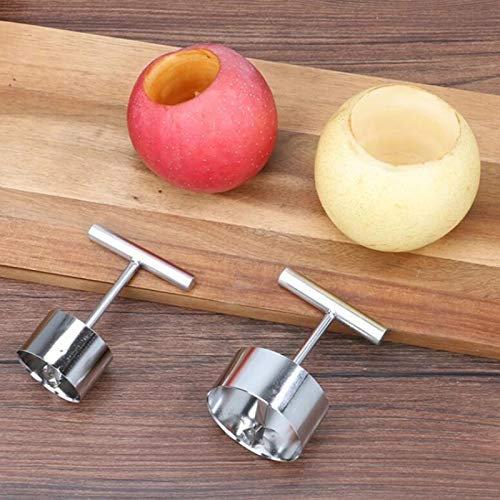 BINX Core à Base de Fruits Sharp Core en Acier Inoxydable Couteau Coring Couteau de Fruits multifonctionnels Séparateur Séparateur Outil de Cuisine Accessoires (S)
