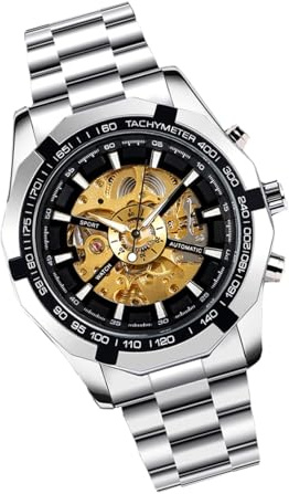 Hemobllo Reloj Automatico para Hombre 1Pc Automatic Mechanical Watch Fashion Wrist Watch Chic Men Business Automatic Mens