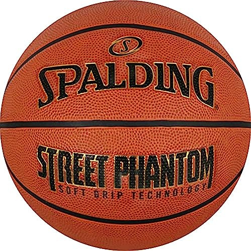 Spalding Street Phantom Professional Basketball Ball, Größe 7, Mehrfarbig, 1 Stück, Wasserfest, für Training, Spiel und Freizeit