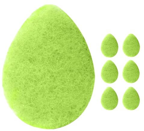 KOL Face Scrubber, Aloe Infused Exfoliating Facial Cleansing Pads, Disposable Exfoliator Face Sponge for Daily Cleaning and Makeup Removal, 6 Count