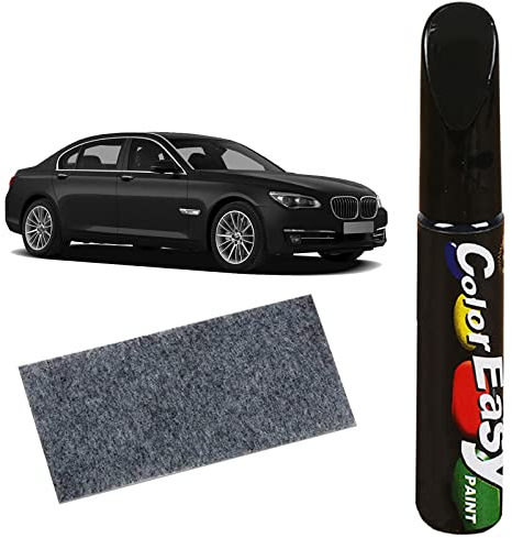 Rasguños Reparación Pintura Pluma,Bolígrafo Reparación Arañazos Coche,Rotulador Arañazos Coche,Pluma Retoque del Coche,Removedor Rasguños Automóviles,Tela Reparación Rasguños Automóviles,Negro,1Pcs