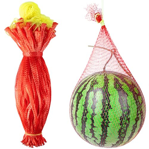 50 Pack Watermelon Nets, Reusable Hanging Melon Support Nets