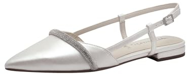 Tamaris Flamenco Women's Vegan Elegant, Pearl, 3.5 UK