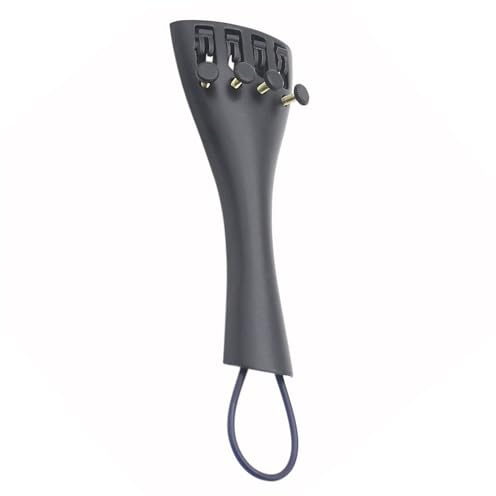 FUNOMOCYA Geige Zubehör Saitenhalter mit 4 Feinstimmern Leicht zu Stimmen aus Aluminiumlegierung für 4/4-Geige für Violine