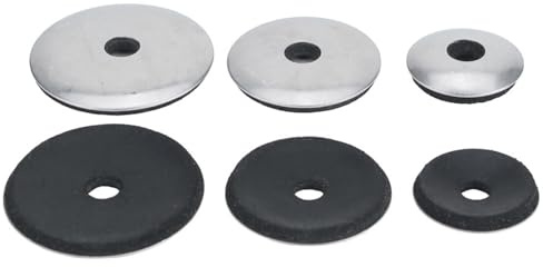 50 arandelas con junta de 6,3 x 30 mm, acero inoxidable EPDM, goma EPDM, arandelas de sellado, arandelas de sellado pegadas, arandelas de neopreno, arandelas de carrocería, arandelas para tornillos y