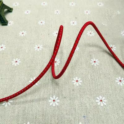 Banda elástica redonda reflectante de colores de 3 m, 3,0 mm, cuerda elástica, banda de goma, cordón elástico, accesorios de costura para cordones de zapatos (A, 3,0 mm, 3,0 m)