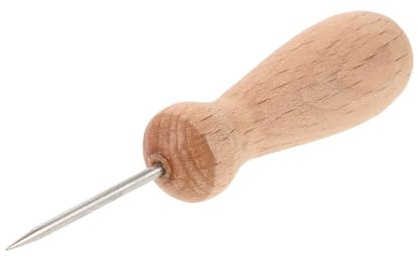 AKOOSY Strumento da Modellazione per Argilla con Manico in Legno Faggio Punteruolo per Scultura e Texture Attrezzo Ausiliario per Modellazione Manuale Clay Sculpting Tool