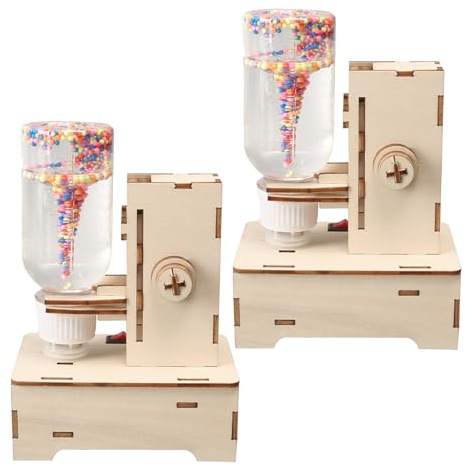 CIYODO 2 Piezas Kit de Ciencia Tornado Stem Educativo de Simulación de Tormentas Montessori para Material Didáctico para Aula y Aprendizaje Casa