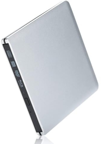 InnovTec Lecteur Graveur CD et DVD Externe Portable USB Enregistreur RW Mince pour Salon, Radio Voiture, Mural