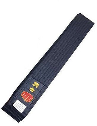 Longford Store UK Karate Belt Martial Arts Taekwondo Judo Kickboxing Ju-Jitsu Shotokan (Black, 240cm Junior)