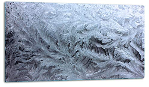 TMK ArtDeko – Schneidebrett Glas – Glasschneidebrett für die Küche 52x30 cm – Robust, Hygienisch & Rutschfest – Glas Schneidebrett – Zusätzliche Arbeitsfläche – Vielseitige Nutzung