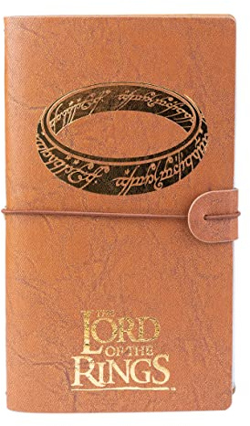 Grupo Erik The Lord Of The Rings One Ring Travel Journal | PU Leather Journal Notebook | Diary Journal | LOTR Notebook | Lord Of The Rings Gifts | Lord Of The Rings Merchandise