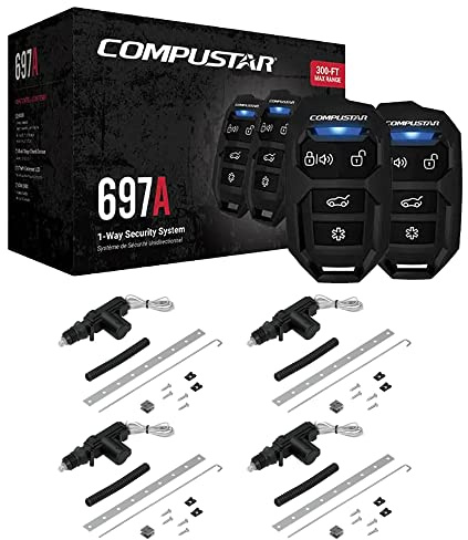 Compustar CS697-A Alarm Bundle with DA1 Door Lock Actuators